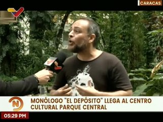Culmina rueda de prensa sobre el monólogo El Depósito en el museo Bellas Artes