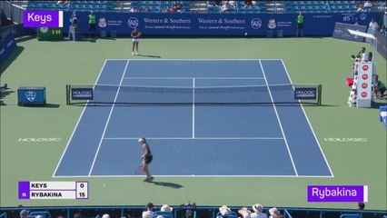 Keys too strong for Wimbledon winner Rybakina