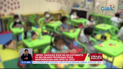 DepEd, gagawa raw ng adjustments sa iba nilang programa para mapondohan ang SPED sa 2023 | UB