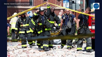 Chicago building explosion Injures Six