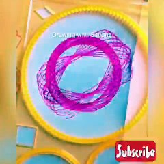 simple spirograph drawing #Drawing #art