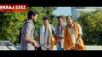अमेरिका में ब्रह्मानंदम को सिक्योरिटी वाला क्यों रोका देखिये यह मजेदार सीन//comedy//funny// #pkraj5352