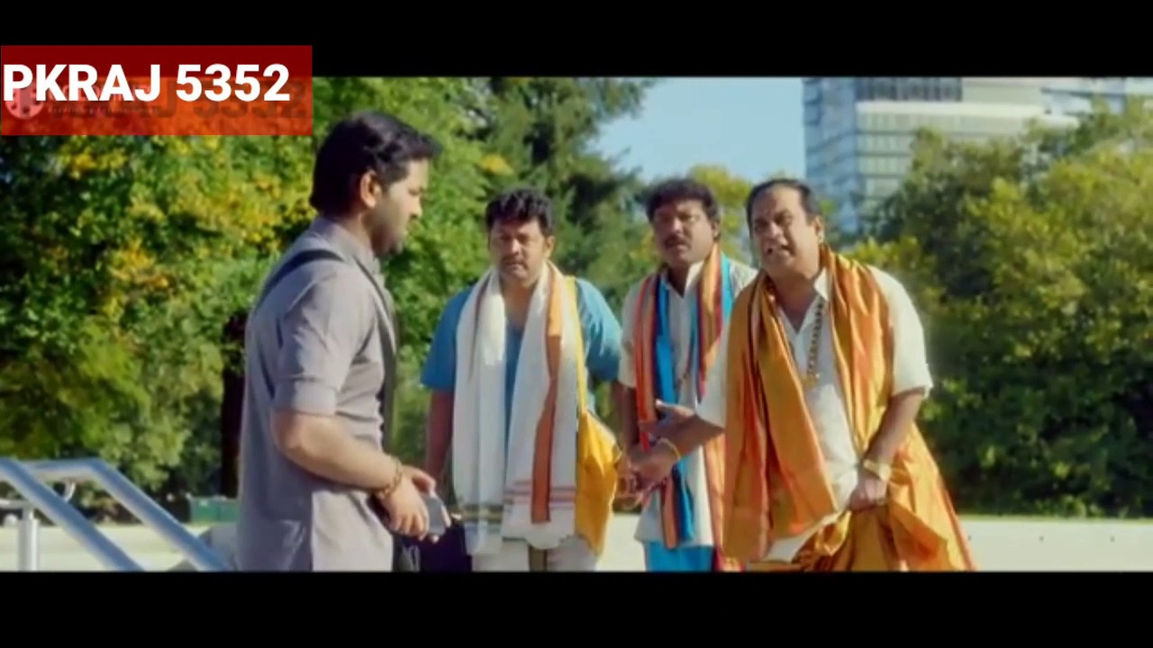 अमेरिका में ब्रह्मानंदम को सिक्योरिटी वाला क्यों रोका देखिये यह मजेदार सीन//comedy//funny// #pkraj5352