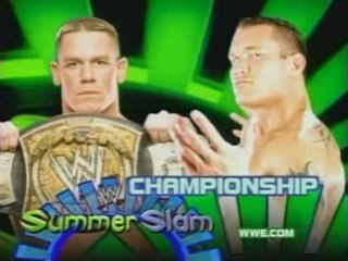 John Cena vs Randy Orton story before Summerslam 2007