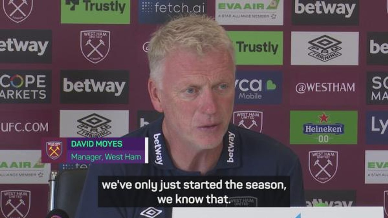Moyes keen to put poor West Ham start behind them