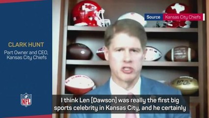 Chiefs owner Hunt pays tribute to 'icon' Len Dawson