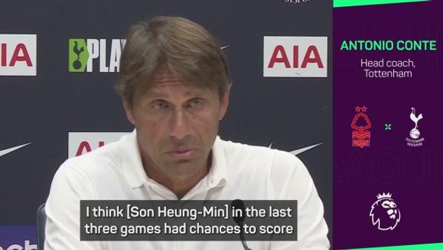 Conte downplays Son's goalscoring concerns