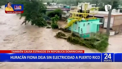Puerto Rico: Huracán Fiona deja sin electricidad a miles de personas