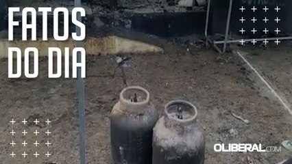 Acidente com botijão de gás destrói restaurante no bairro de São Brás