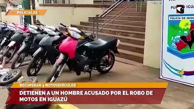 Detienen a un hombre acusado por el robo de motos en Iguazú