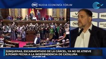 Junqueras, escarmentado de la cárcel, ya no se atreve a poner fecha a la independencia de Cataluña