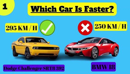 Which Car Is Faster ? Car Quiz