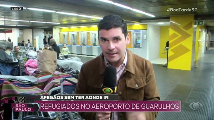 Refugiados no aeroporto de Guarulhos 14/09/2022 14:40:31