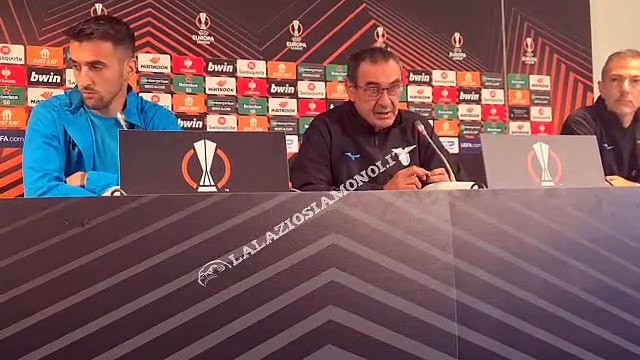 Conferenza Sarri: Midtjylland-Lazio