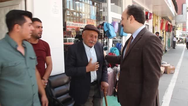 Muş gündem: Malazgirt Kaymakamı Göksu Bayram, esnafı ziyaret etti
