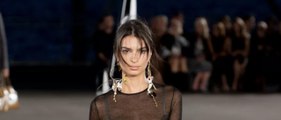 Emily Ratajkowski Wore a Completely Sheer Bra During Fashion Week