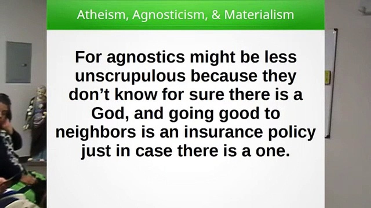3_ Atheism, Agnosticism, & Materialism