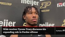 Wide receiver Tyrone Tracy discusses his expanding role in Purdue offense