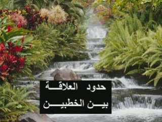 حدود العلاقة بين الخطيبين