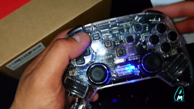 Momen T004 Wireless Bluetooth Nintendo Switch Transparent Controller (Review)