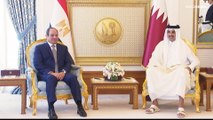 قطر ومصر توقعان مذكرات تفاهم خلال زيارة السيسي إلى الدوحة