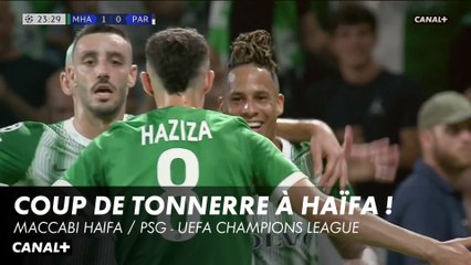 Le PSG surpris par le but de Chery ! - Maccabi Haïfa / PSG - Ligue des Champions (2ème journée)