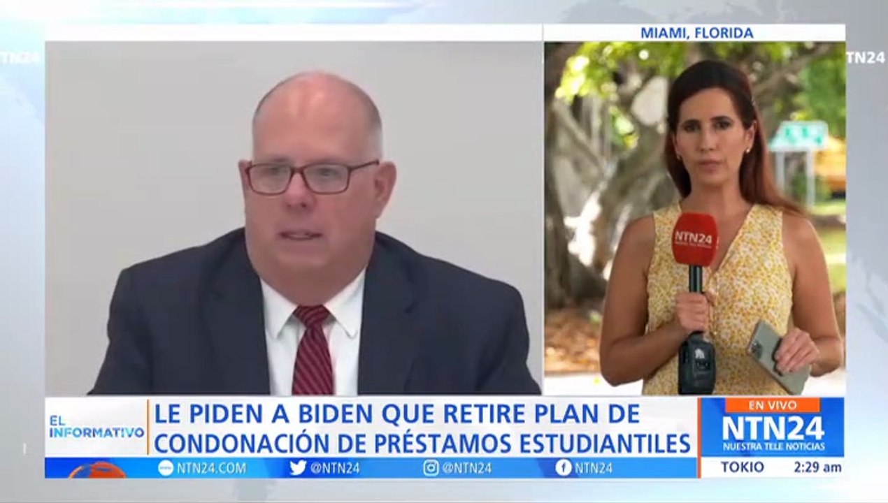 Gobernadores de EEUU le piden a Joe Biden que retire su plan de condonación de préstamos estudiantiles