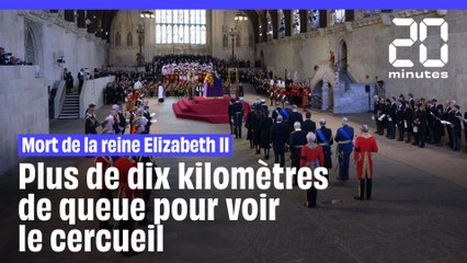 Mort de la reine Elizabeth II : Plus de dix kilomètres de queue pour voir le cercueil