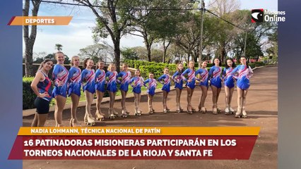 Download Video: 16 patinadoras misioneras participarán en los torneos nacionales de La Rioja y Santa Fe