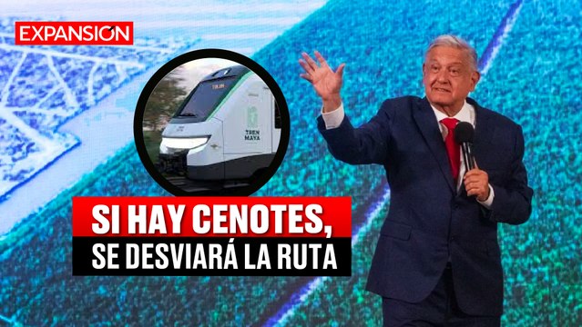 TREN MAYA se DESVIARÁ si HAY CENOTES, ASEGURA AMLO | ÚLTIMAS NOTICIAS
