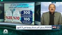 المؤشر الثلاثيني المصري يسجل أكبر خسارة يومية في 3 أشهر