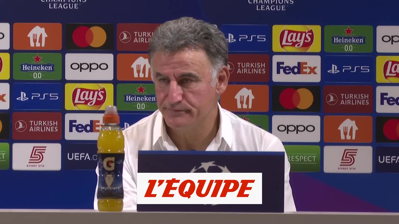 Galtier après Maccabi Haïfa-PSG : «Surpris ? non» - Foot - C1
