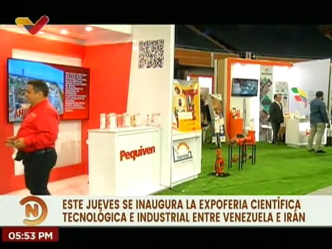 Expoferia Científica, Tecnológica e Industrial Irán - Venezuela prepara la inauguración el 15SEP