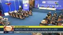 Venezuela celebra la primera visita oficial del Secretario General de la OPEP
