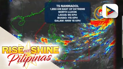 TS Nanmadol, patuloy na mino-monitor ng PAGASA sa labas ng PAR; Habagat, nakaaapekto sa iba't ibang bahagi ng bansa