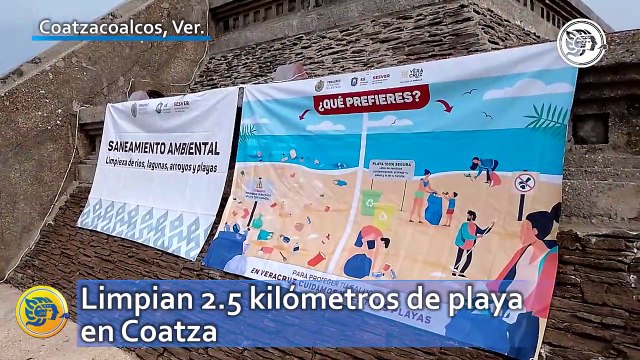 Son aptas playas de Coatzacoalcos; realizan jornada de limpieza