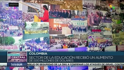 Colombia: Presupuesto estatal priorizará los sectores de la educación, la salud y la agricultura