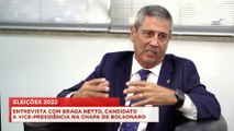 98Talks | Braga Netto fala sobre o Auxílio Brasil, caso sua chapa vença as eleições