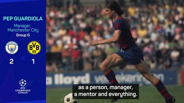 Guardiola compares Haaland to Cruyff and Ibrahimović after acrobatic goal