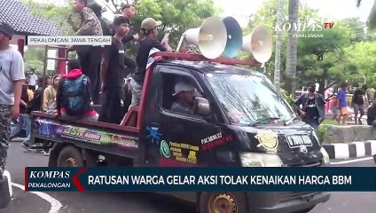 Ratusan Warga Gelar Aksi Tolak Kenaikan Harga BBM