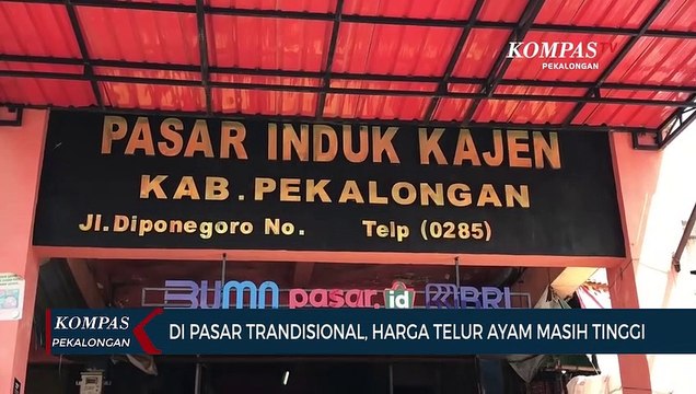Harga Telur Ayam di Pasar Trandisional Masih Tinggi