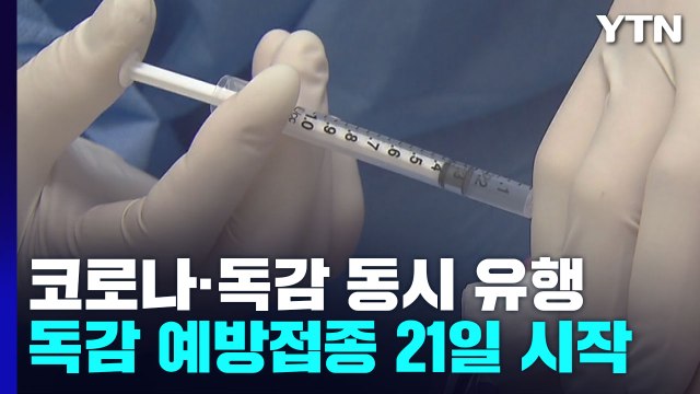 독감 예방접종 21일 시작...고령층은 다음 달 12일부터 / YTN