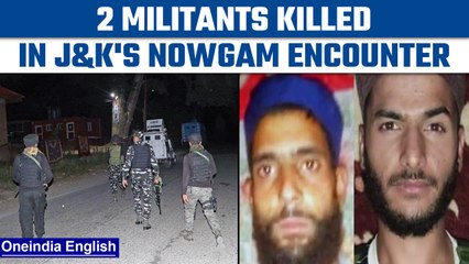 Скачать видео: Jammu and Kashmir: 2 militants killed in an encounter in Nowgam | Oneindia news *News