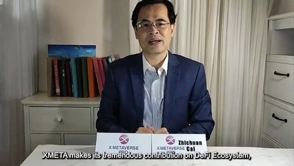 Dr. Cai Zhichuan, President of Asian Blockchain Society, wishes XMETA  a breakthrough on Metaverse.