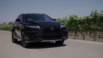 2023 Lexus RX 500h F SPORT Performance AWD in Graphite Black Driving Video