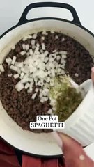 One Pot SPAGHETTI