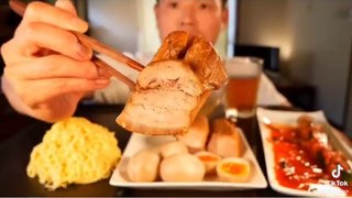 Meat ,Egg with sausge  | BayashiaTv | Cooking show | Cook | #Shorts_【Tik Tok】豚の角煮とオイキムチ