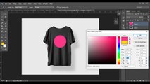 Add T-shirt logo and Change background in photoshop tutorial