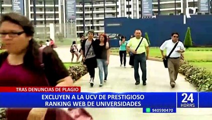 Universidad César Vallejo fue expulsada de ranking Webometrics tras denuncias de plagio