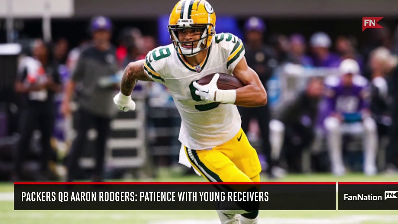 Packers QB Aaron Rodgers Patience With Young Receivers video Dailymotion